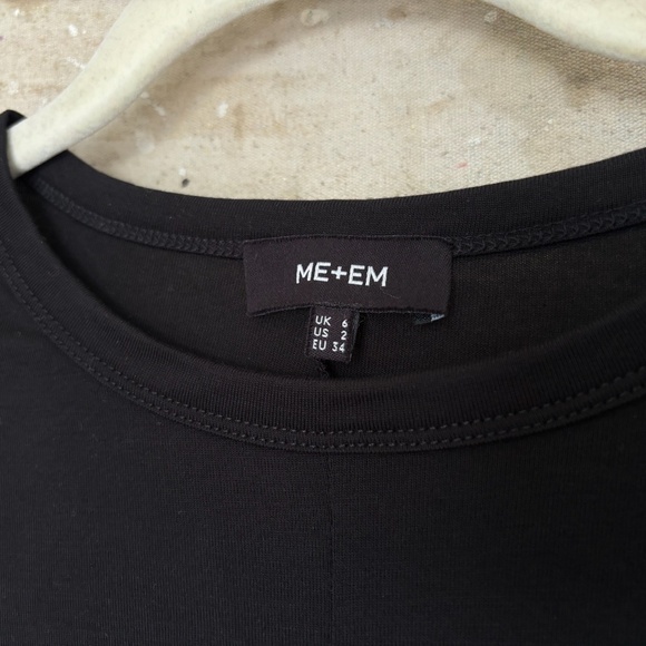 Me+Em Ruched Front Long Sleeve Stretch Top - Picture 2 of 5